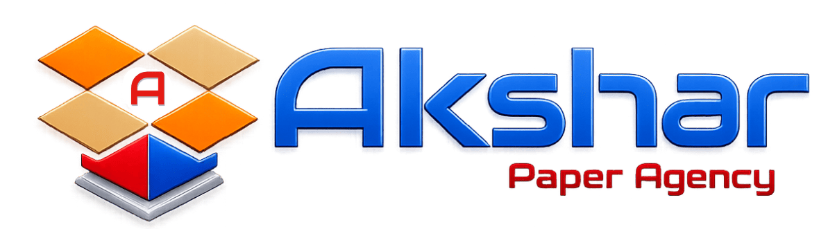 Akshar Paper Agency Logo