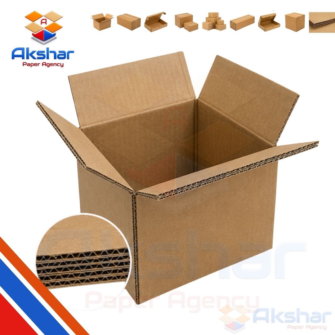 7 Ply Corrugated Box Manufacturer by Akshar Paper Agency
