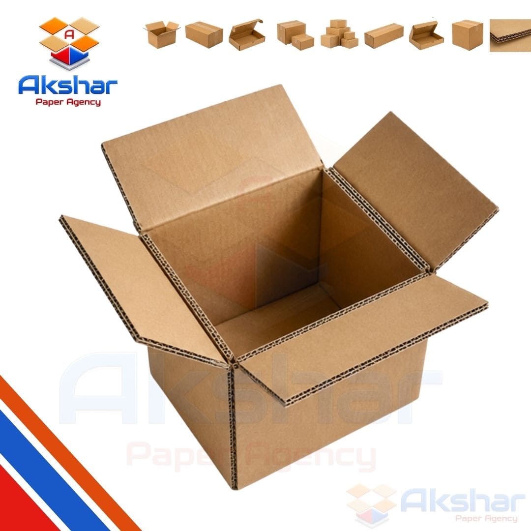Double Wall Corrugated Box Manufacturer by Akshar Paper Agency