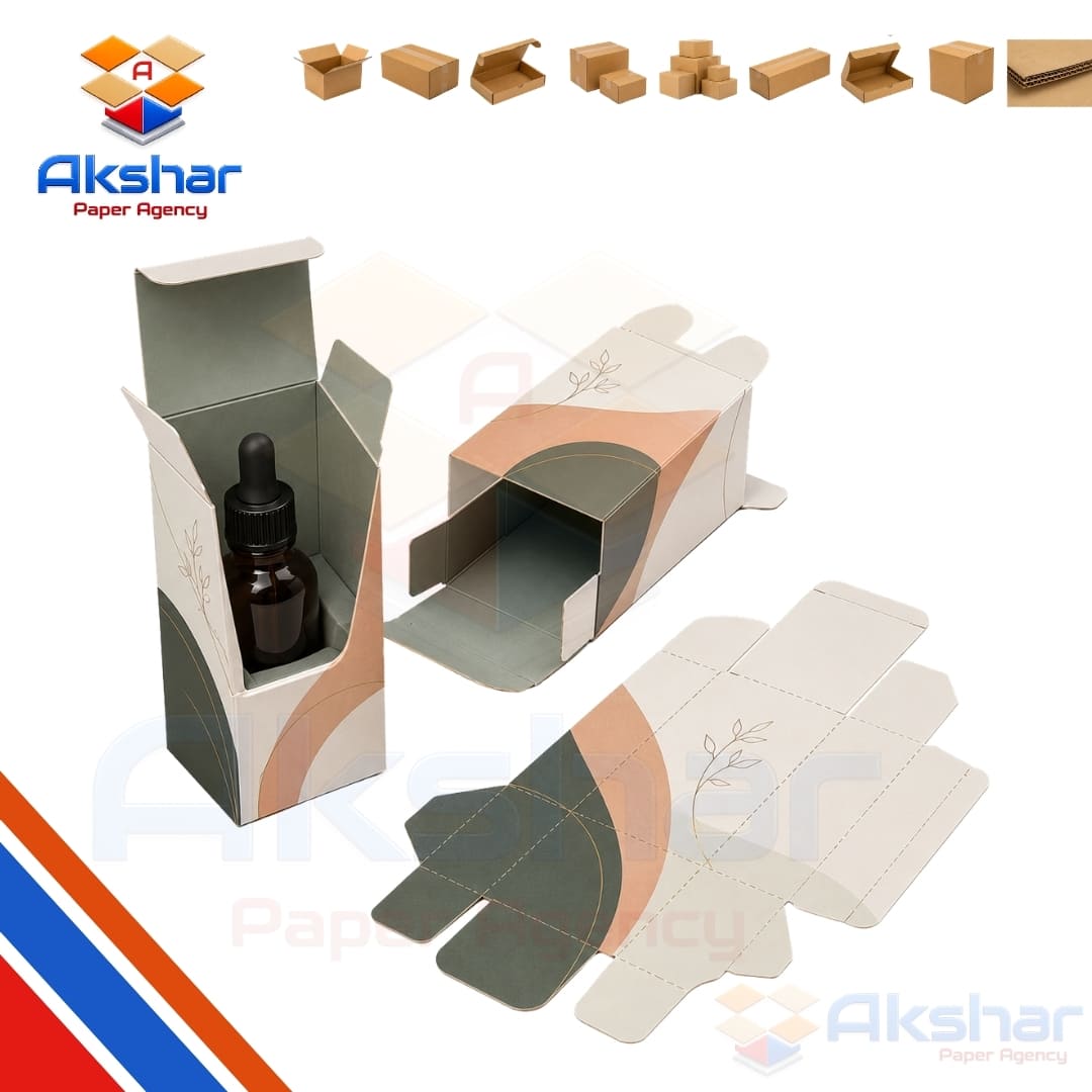Folding Die-Cut Box  Manufacturer by Akshar Paper Agency