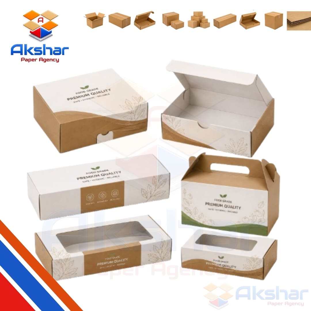 Food Grade Duplex Box  Manufacturer by Akshar Paper Agency