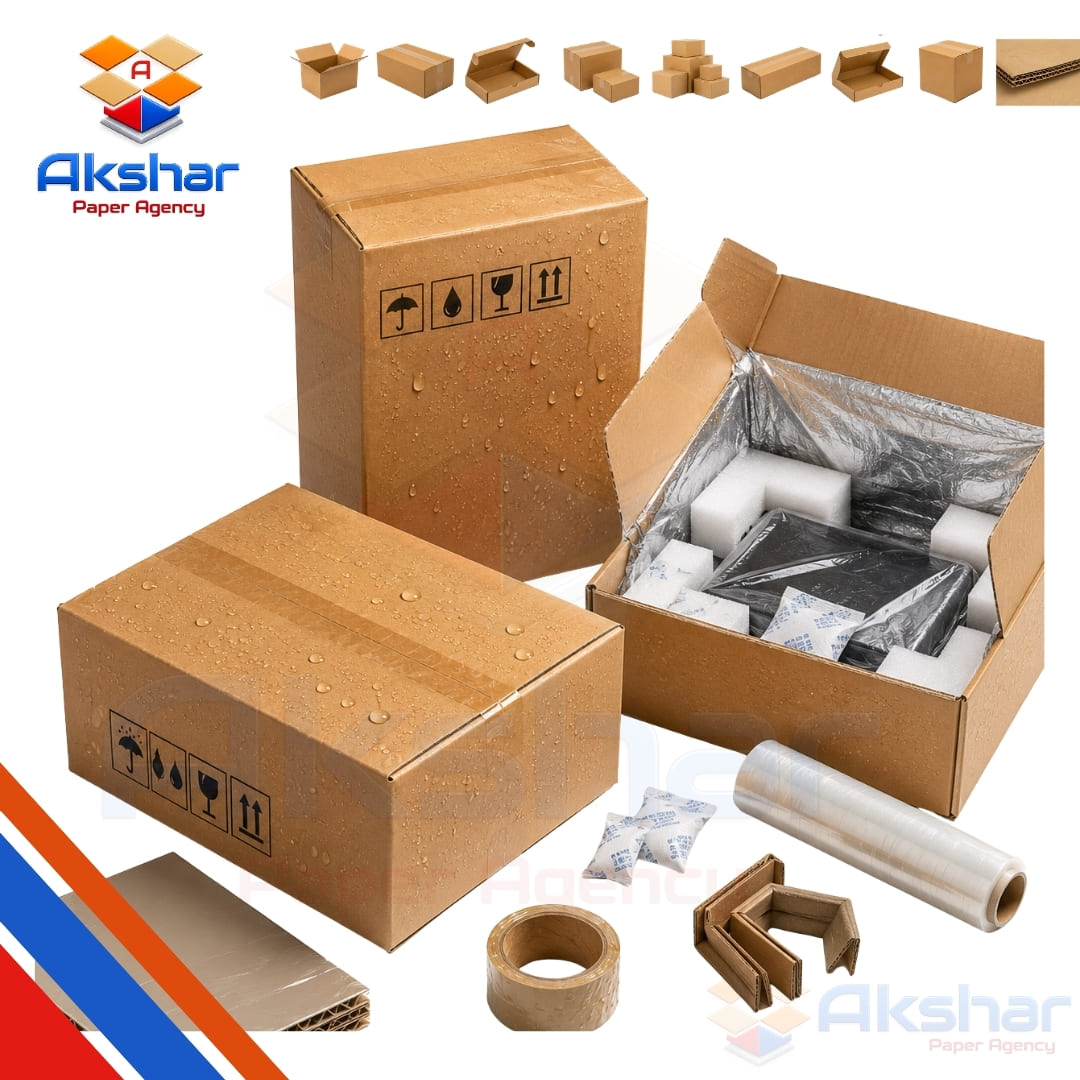 Heavy Duty Waterproof Carton  Manufacturer by Akshar Paper Agency