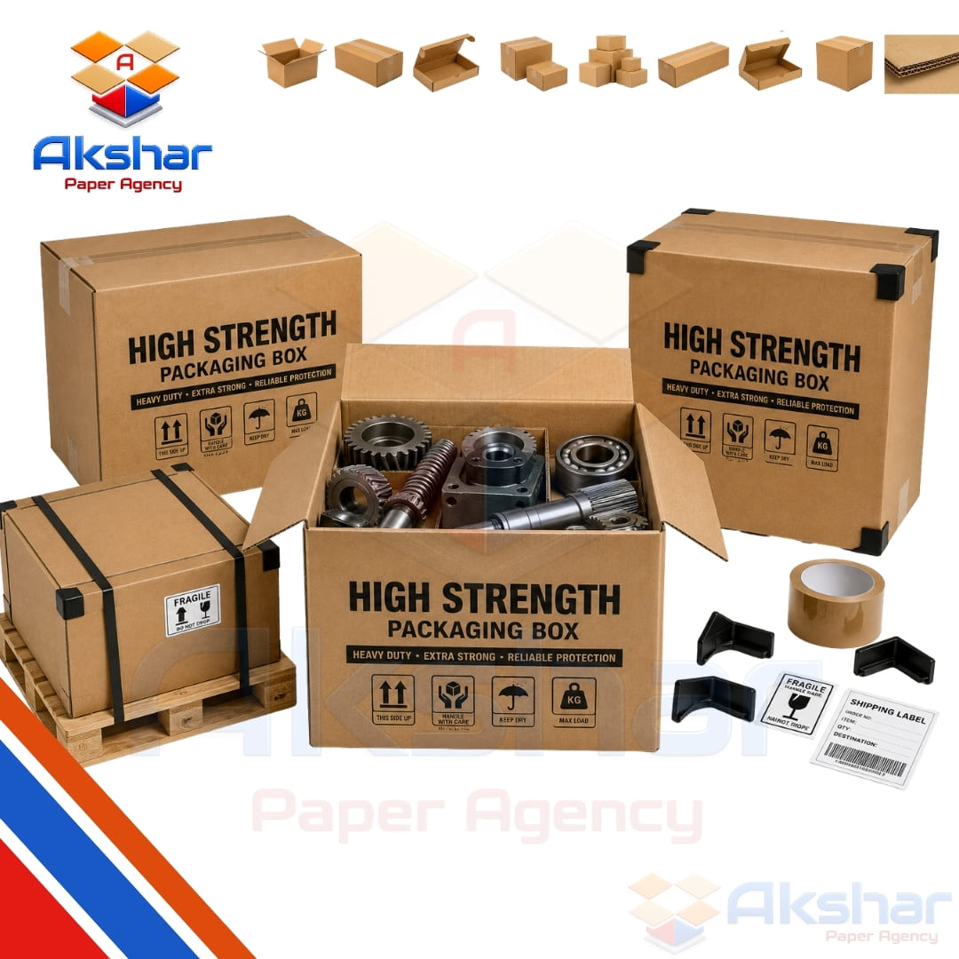High Strength Packaging Box  Manufacturer by Akshar Paper Agency