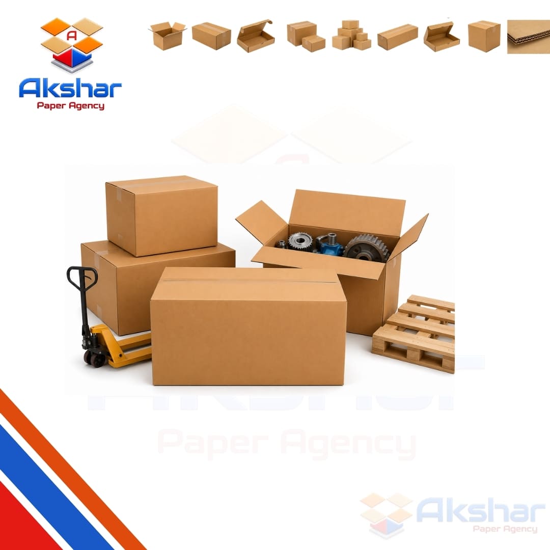 Industrial Packaging Box  Manufacturer by Akshar Paper Agency
