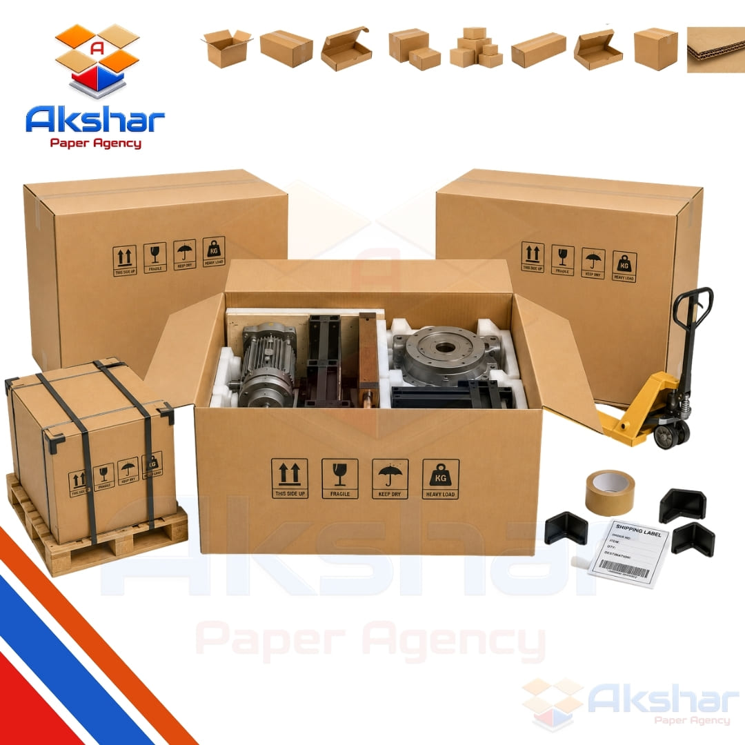Jumbo Corrugated Box  Manufacturer by Akshar Paper Agency 