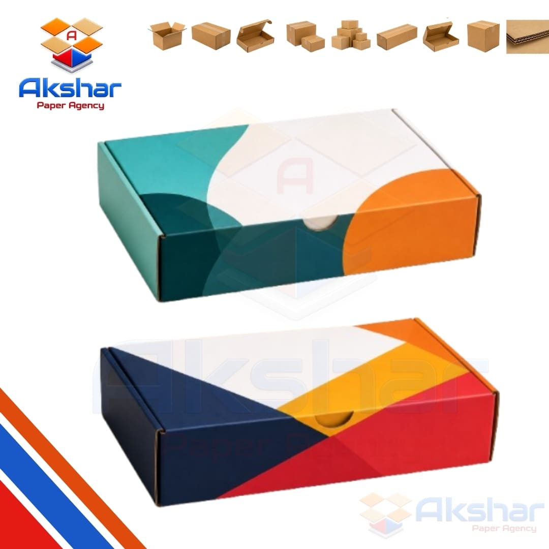 Multi-Color Printed Box  Manufacturer by Akshar Paper Agency