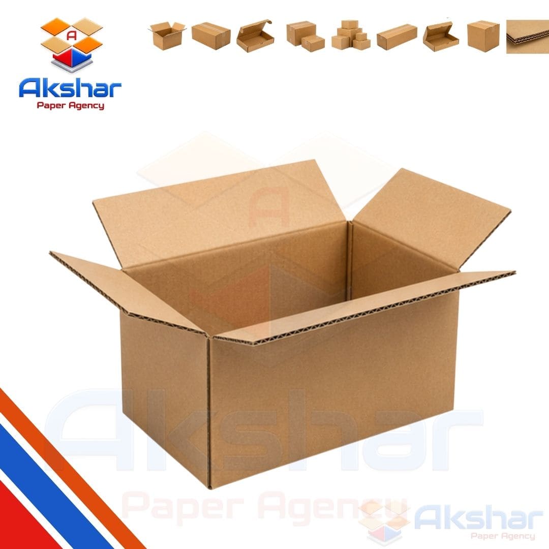 Single Wall Corrugated Box Manufacturer by Akshar Paper Agency